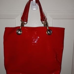 Maurizio Taiuti red leather bag ITALIAN LEATHER